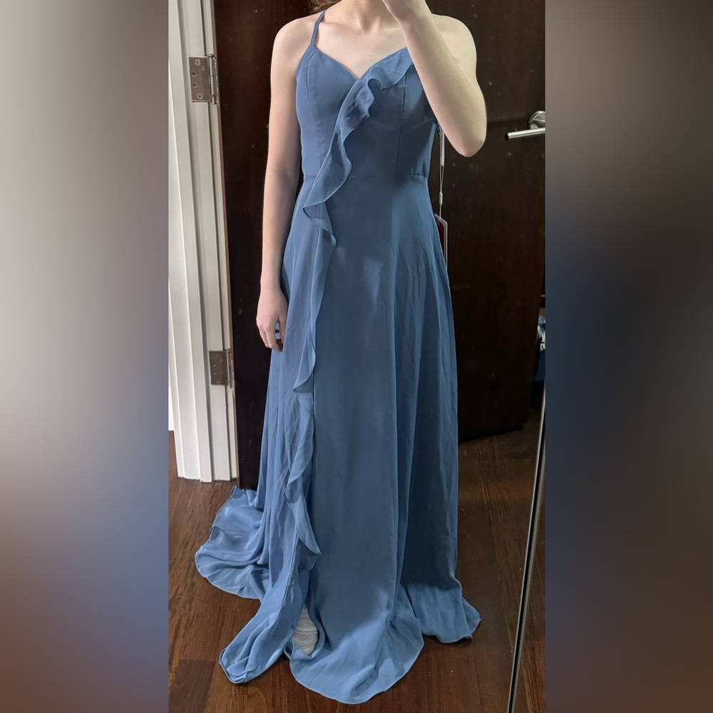 Elegant Blue Evening Gown